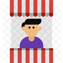Shop Keeper Store Keeper Stall Icon