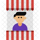 Shop Keeper Store Keeper Stall Icône