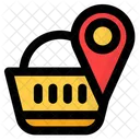 Location Shop Maps Pin Icône