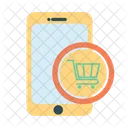 Shop On The Go Mobile Shopping Online Shopping Icon