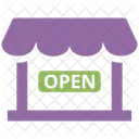 Shop Open Open Store Open Icône