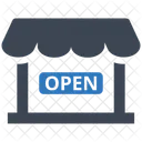 Shop Open Management Business Icon