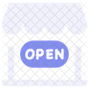 Shop Open Open Shop Icon