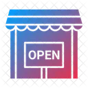 Open Shop Store Icône