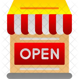 Shop Open  Icon