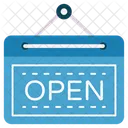 Shop Open Board  Symbol