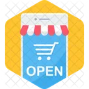 Shop Opening Shopping Icon