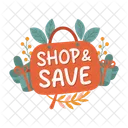 Shop Save Bag Shopping Icon