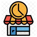 Time Shop Open Icon