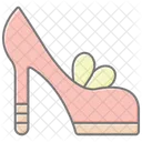 Shopaholic Shoes Lineal Color Icon Icon