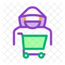 Shopping Cart Thief Icon