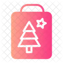 Shopper Shopping Bag Christmas Present Icon