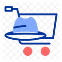 Shopper Hat Consumer Hat Shopper Cap Icon