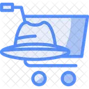 Shopper Hut Verbraucherhut Shopper Kappe Symbol
