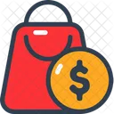 Shoppin Bag And A Dollar Icon