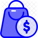 Shoppin Bag And A Dollar  아이콘