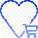 Heart Shopping Icon