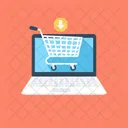 Shopping Online E Icon