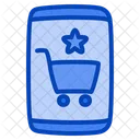 Shopping Smartphone Ecommerce Online Mobile App Shop Icon