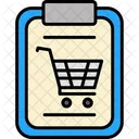 Shopping Shopping List Checklist 아이콘