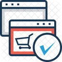 Shopping Online Trolley Icon