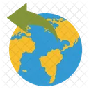 Globe Worldwide Shopping Icon