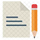 Document Pencil Edit Icon
