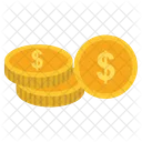 Coins Dollar Money Icon