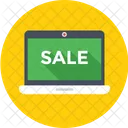Shopping Laptop Sale Icon