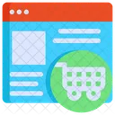 Shopping Seo Web Icon