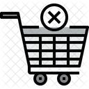 Shopping Cart X Icon
