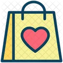 Shopping Love Bag Paper Bag Icon