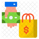 Shopping Pay Cash Shopping Bag Icon