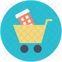Shopping Cart Apartment Icon
