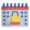 Shopping Date Calendar Icon