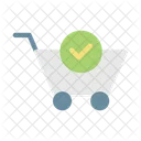 Shopping Done Cart Icon