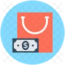 Shopping Bag Banknote Icon