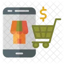 Shopping Ecommerce Smartphone Icon