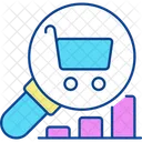 Shopping activity analytics  Icon