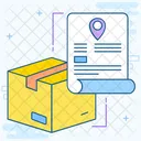 Logistic Address Logistic Service Delivery List Icon