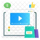 Online Ads Online Marketing Shopping Promotion Icon