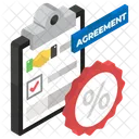 Shopping Agreement Contract Deed Icon