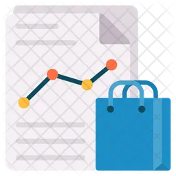 Shopping Analytics  Icon