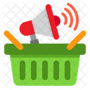 Shopping Announcement Basket Shopping Online Icon