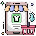 Mobile Shopping Eshopping Ecommerce アイコン