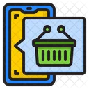 Shopping App Basket Online Shopping Icon