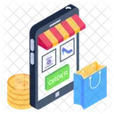 Buy Now Mobile Shopping Shopping App Icon