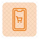 Smartphone With Cart Icon