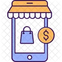 Shopping App Mobile Shopping Online Shopping Icon