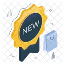 Shopping Badge New Badge Shopping Bag Icon
